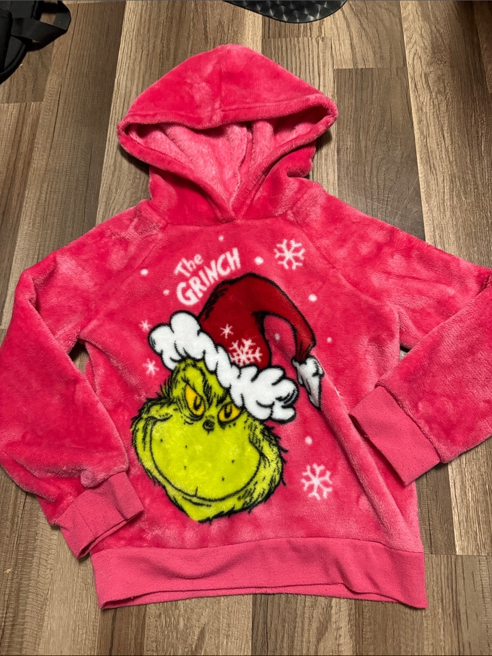 The Grinch Plush Hoodie girls size 6
